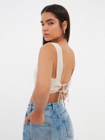 Топ Trendyol модель TWOSS22BZ0887/Vizon Топ Trendyol модель TWOSS22BZ0887/Vizon Фото