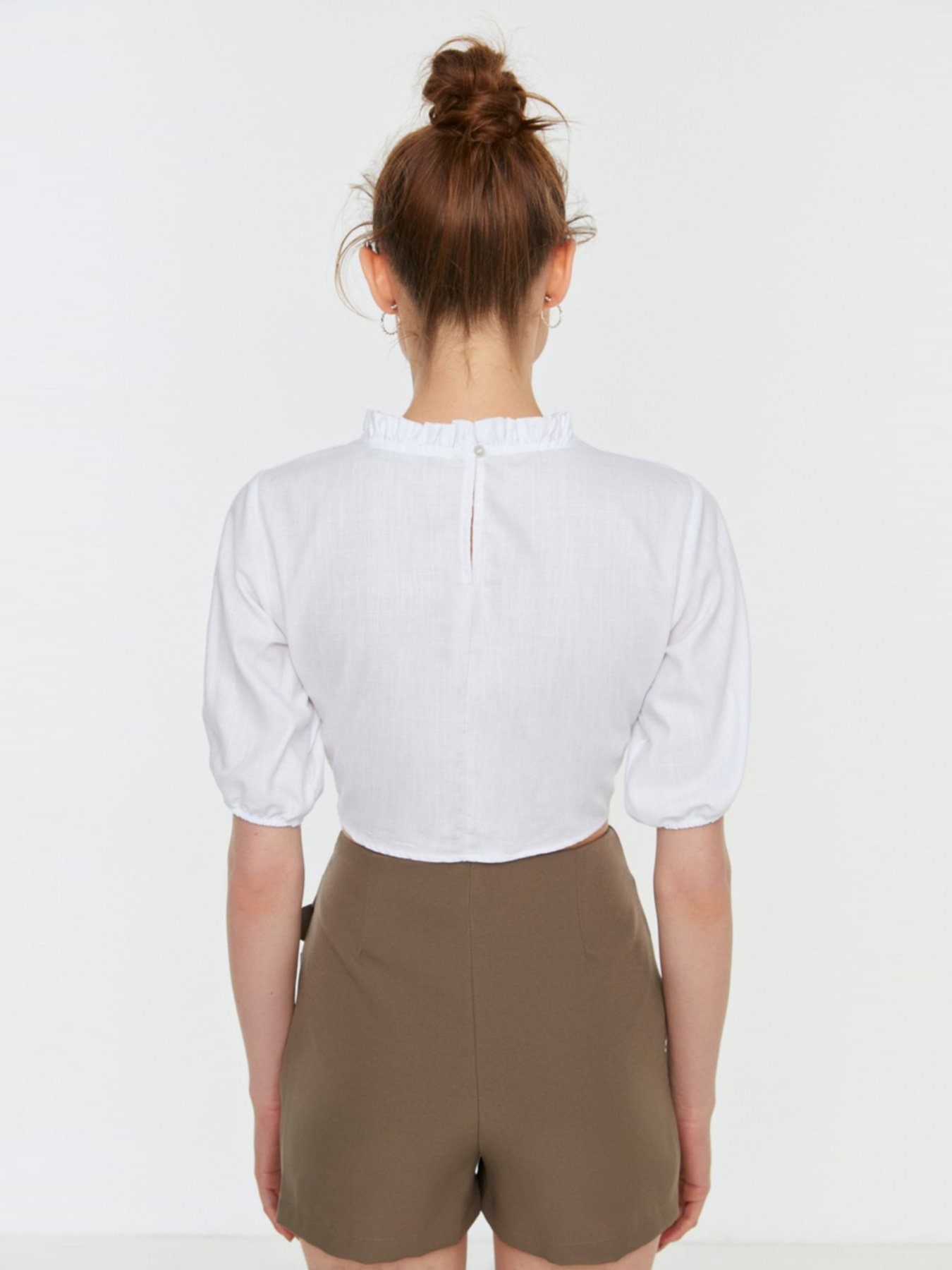 Блуза Trendyol модель TWOSS22BZ0910/Ekru Фото