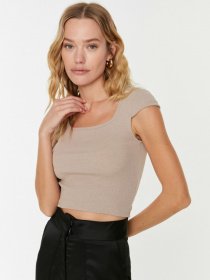 Топ Trendyol модель TWOSS22BZ1199/Vizon Фото