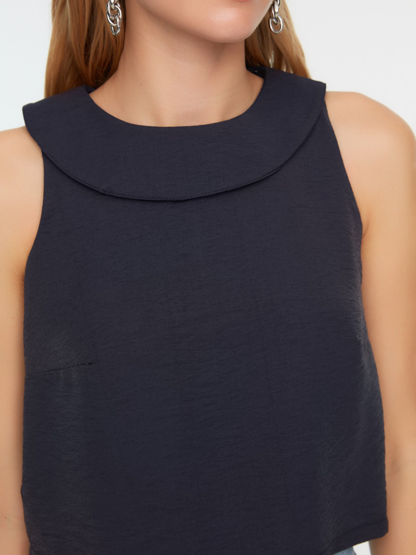 Майка Trendyol модель TWOSS22BZ1292/Lacivert Майка Trendyol модель TWOSS22BZ1292/Lacivert Фото