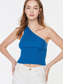 Топ Trendyol модель TWOSS22BZ1353/Mavi Топ Trendyol модель TWOSS22BZ1353/Mavi Фото