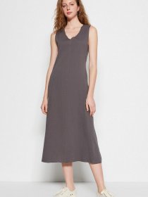 Платье миди Trendyol модель TWOSS22EL00528/Fume Фото