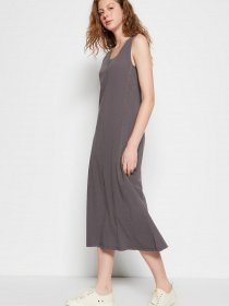 Платье миди Trendyol модель TWOSS22EL00528/Fume Фото