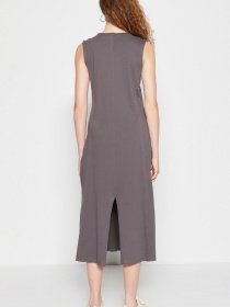 Платье миди Trendyol модель TWOSS22EL00528/Fume Фото