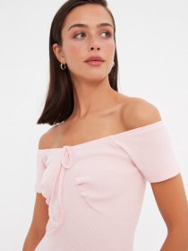 Платье мини Trendyol модель TWOSS22EL2261/Pembe Фото