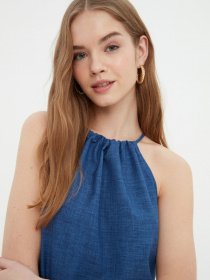 Сукня міні Trendyol модель TWOSS22EL2446/Lacivert Фото