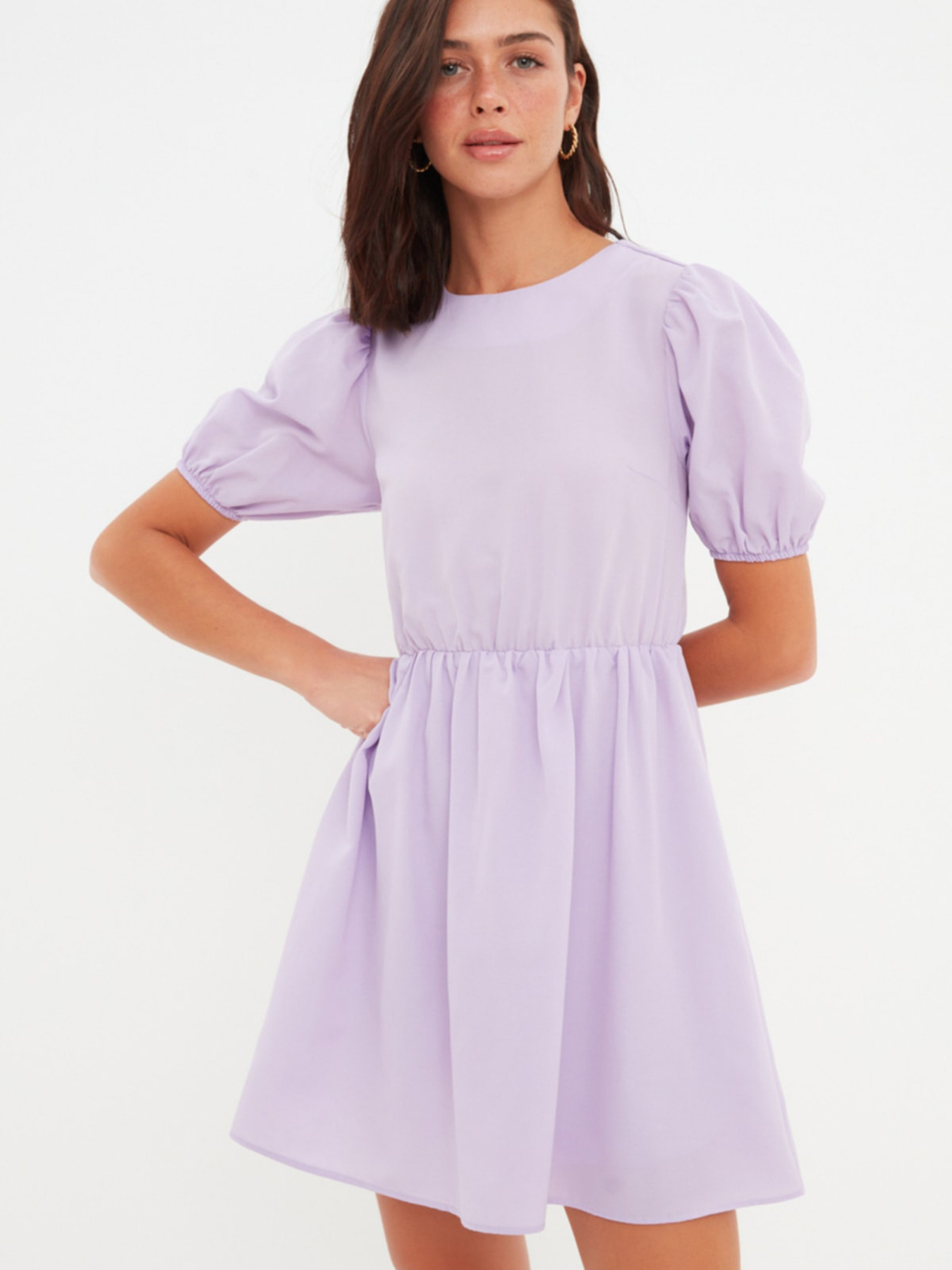 Сукня міні Trendyol модель TWOSS22EL3185/Lila Фото