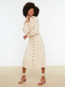 Спідниця міді Trendyol модель TWOSS22ET0106/Tas Фото