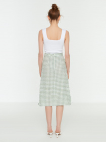 Юбка миди Trendyol модель TWOSS22ET0213/Haki Фото