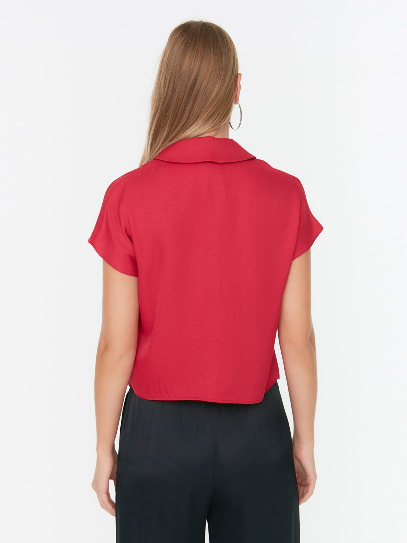 Блуза Trendyol модель TWOSS22GO00091/Bordo Фото