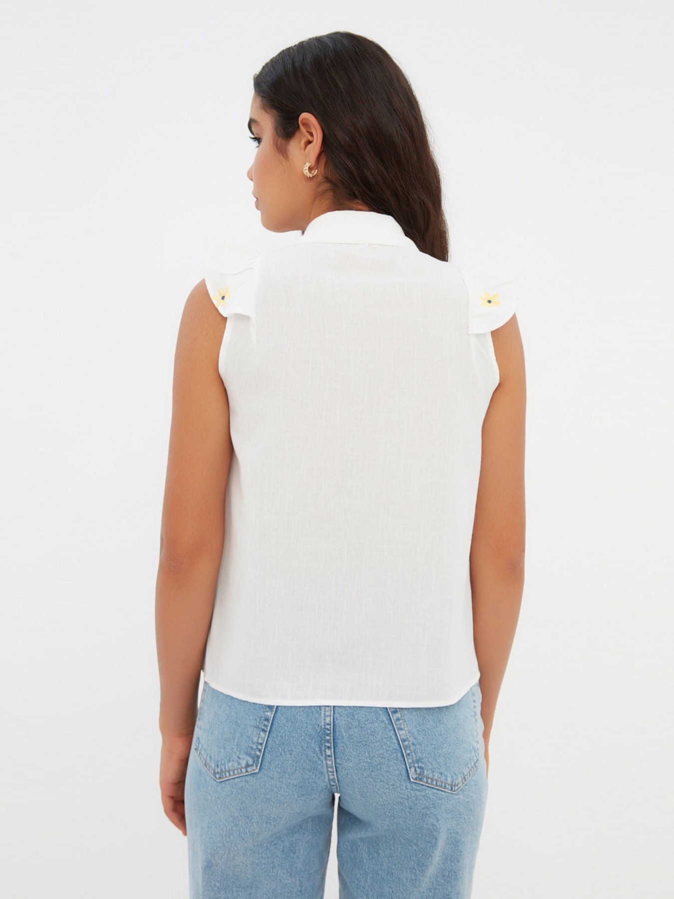 Блуза Trendyol модель TWOSS22GO0240/Ekru Фото