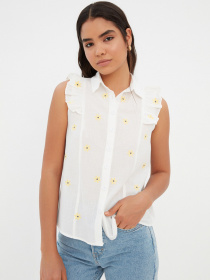 Блуза Trendyol модель TWOSS22GO0240/Ekru Фото