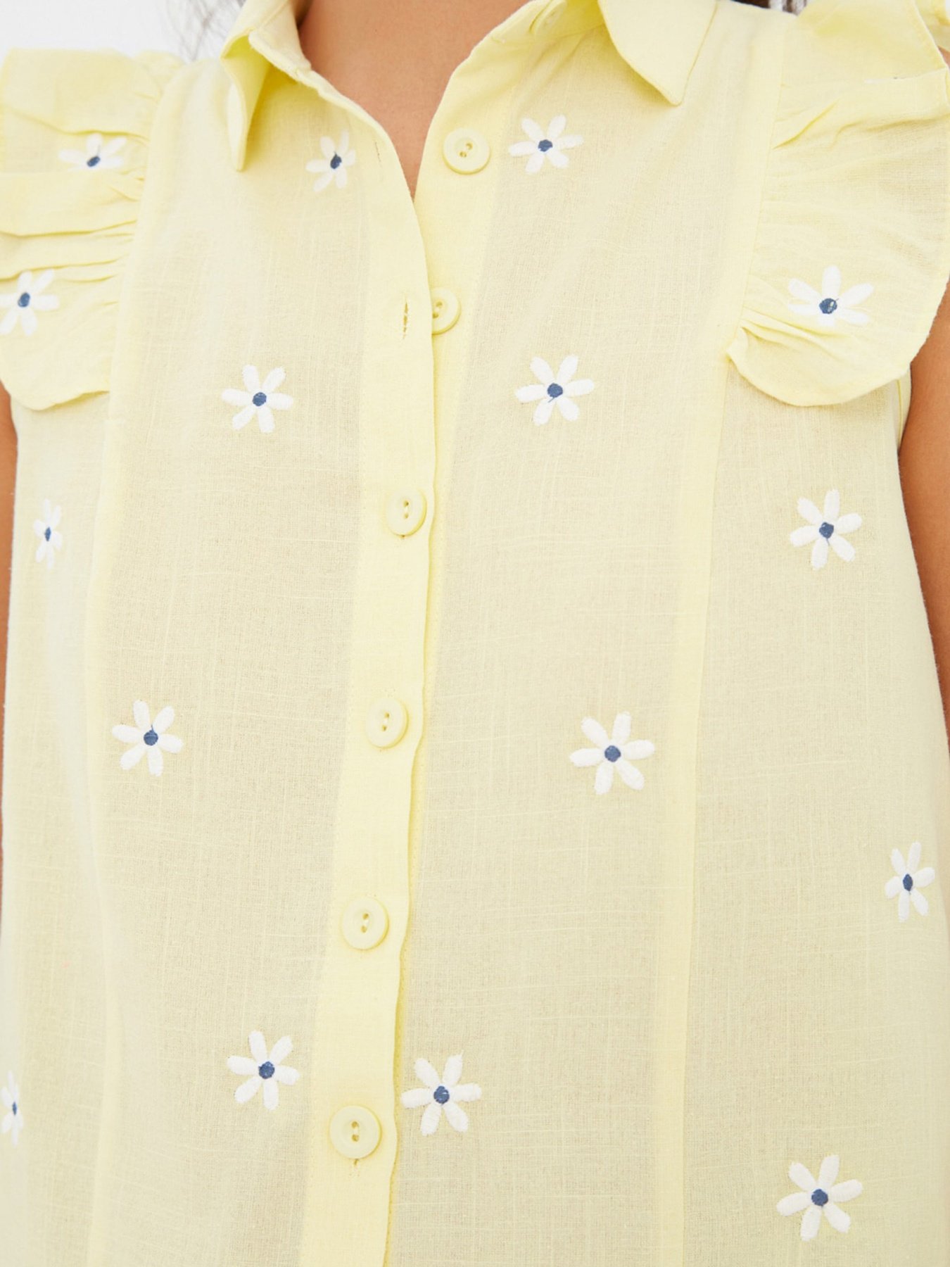 Блуза Trendyol модель TWOSS22GO0240/Sari Фото