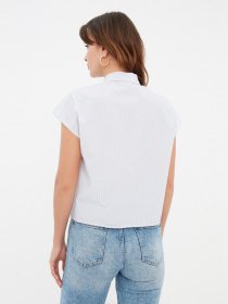 Блуза Trendyol модель TWOSS22GO0660/Acik Mavi Фото