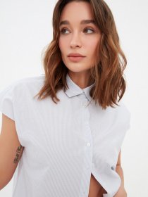 Блуза Trendyol модель TWOSS22GO0660/Acik Mavi Фото