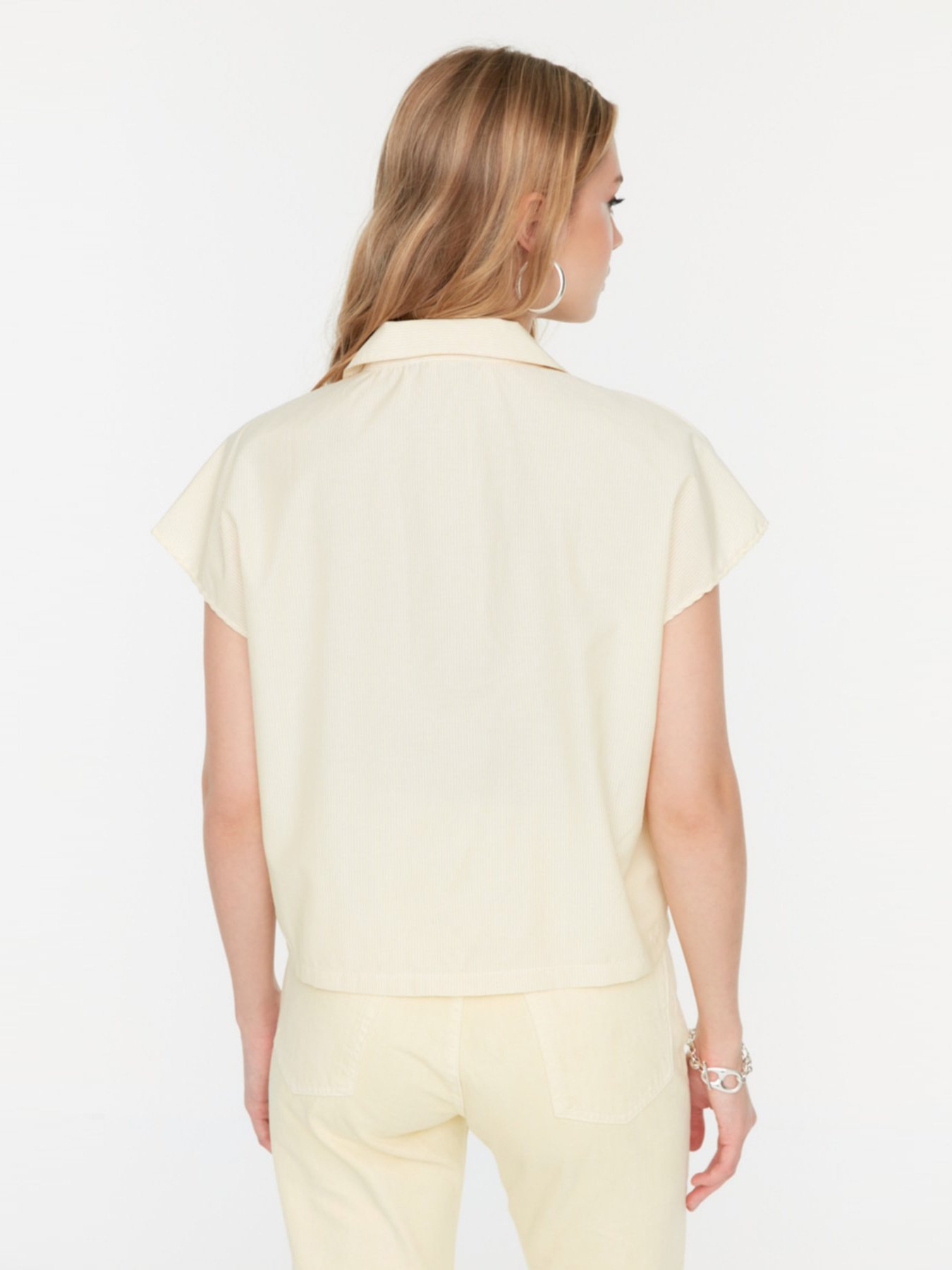 Блуза Trendyol модель TWOSS22GO0660/Sari Фото