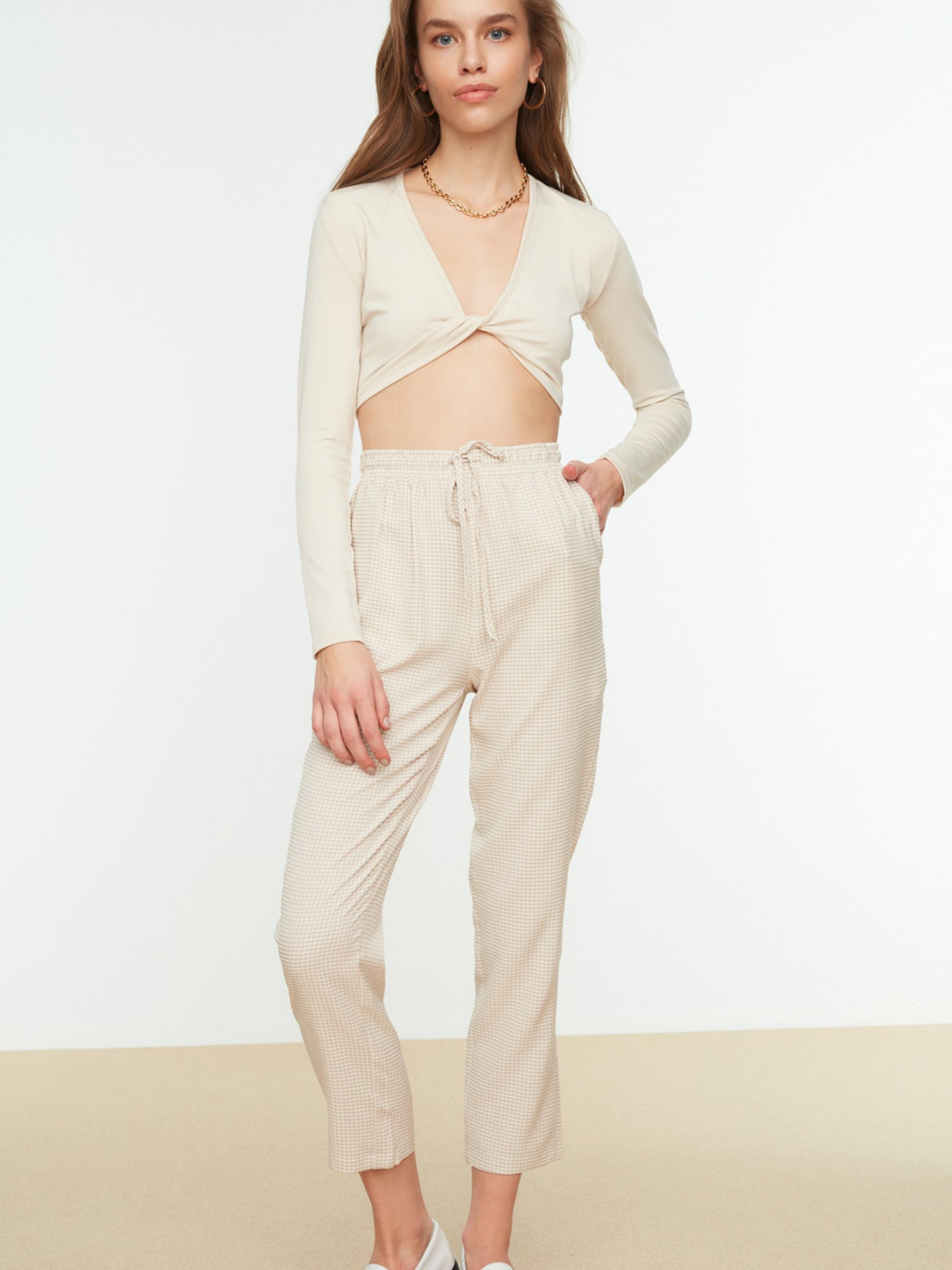 Штани повсякденні Trendyol модель TWOSS22PL0026/Kahverengi Фото