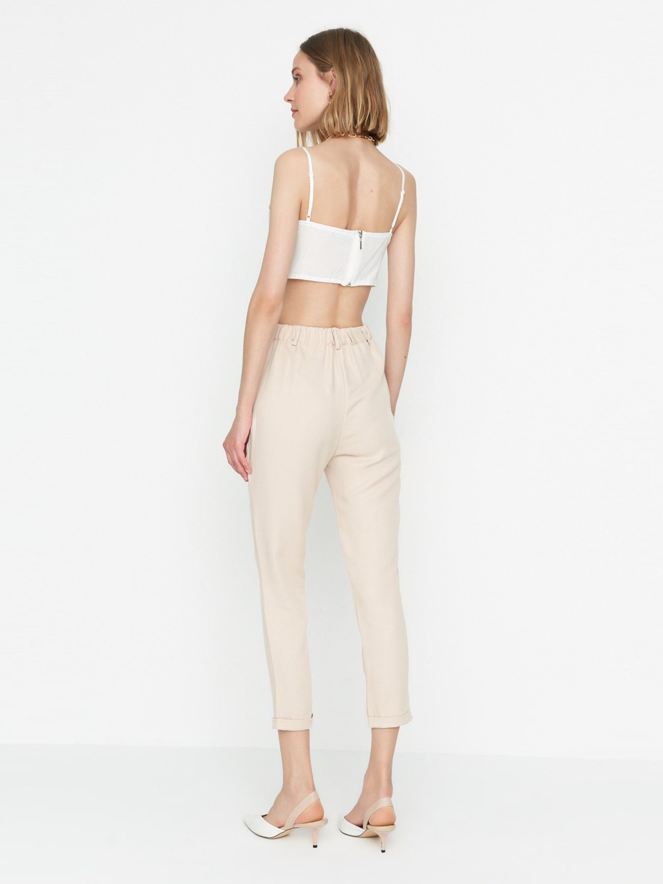 Повседневные штаны Trendyol модель TWOSS22PL0123/Bej Фото