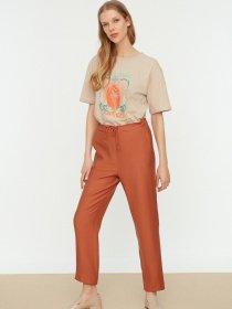 Штани повсякденні Trendyol модель TWOSS22PL0127/Kahverengi Фото