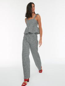 Штани палаццо Trendyol модель TWOSS22PL0254/Siyah Фото