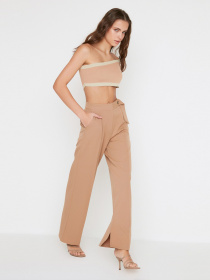 Штани палаццо Trendyol модель TWOSS22PL0380/Vizon Фото