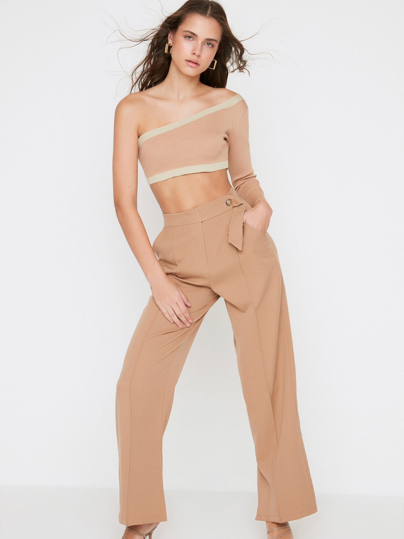 Палаццо Trendyol модель TWOSS22PL0380/Vizon Фото