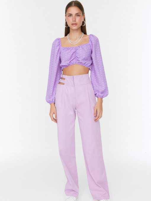 Палаццо Trendyol модель TWOSS22PL0406/Lila Фото