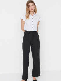 Брюки классические Trendyol модель TWOSS22PL0463/Siyah Фото