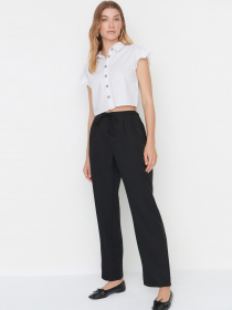 Класичні штани Trendyol модель TWOSS22PL0463/Siyah Фото