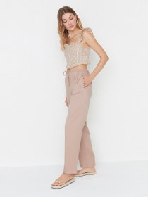 Штани повсякденні Trendyol модель TWOSS22PL0463/Vizon Фото