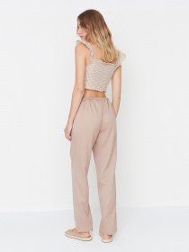 Штани повсякденні Trendyol модель TWOSS22PL0463/Vizon Фото