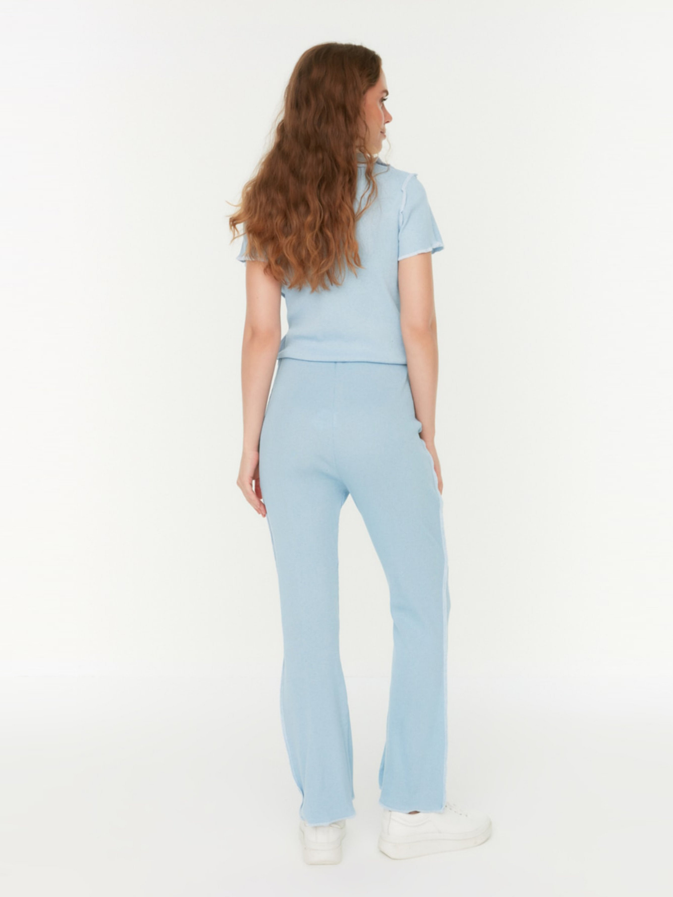 Повсякденні штани Trendyol модель TWOSS22PL0495/Mavi Фото