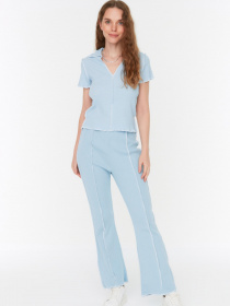 Повсякденні штани Trendyol модель TWOSS22PL0495/Mavi Фото