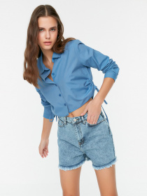 Шорты Trendyol модель TWOSS22SR00002/Acik Mavi Фото