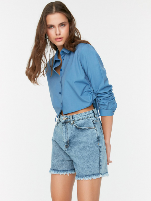 Шорти Trendyol Модель TWOSS22SR00002/Acik Mavi Фото