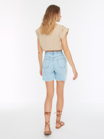 Шорти джинсові Trendyol модель TWOSS22SR00072/Acik Mavi Фото