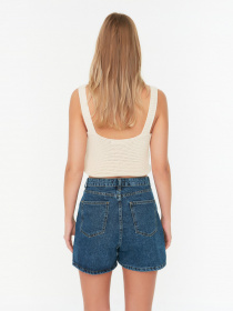 Джинсові шорти Trendyol модель TWOSS22SR00095/Mavi Фото