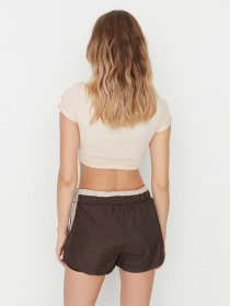 Повсякденні шорти Trendyol модель TWOSS22SR00106/Kahverengi Фото