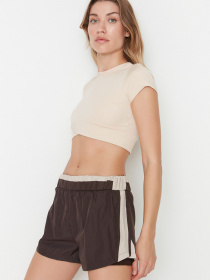 Повсякденні шорти Trendyol модель TWOSS22SR00106/Kahverengi Фото