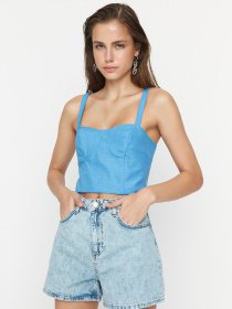 Шорти Trendyol модель TWOSS22SR00117/Mavi Фото