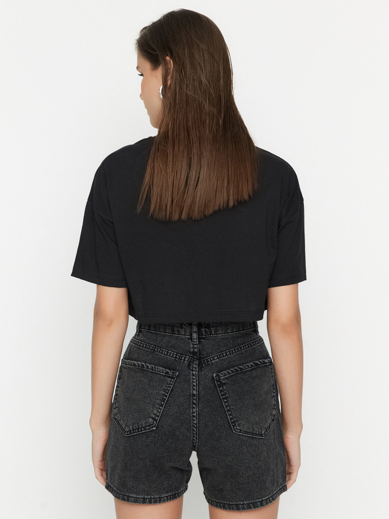 Шорти Trendyol модель TWOSS22SR00144/Gri Фото