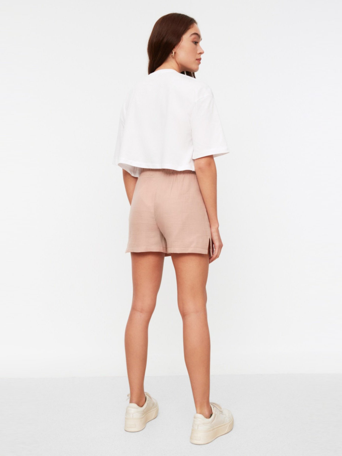 Шорти Trendyol модель TWOSS22SR0027/Bej Фото