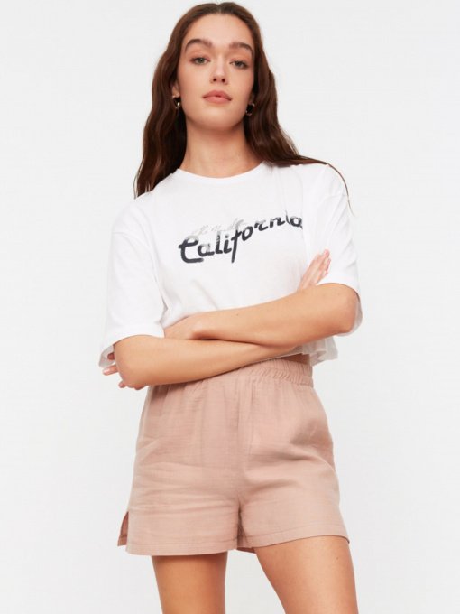 Шорты Trendyol модель TWOSS22SR0027/Bej Фото