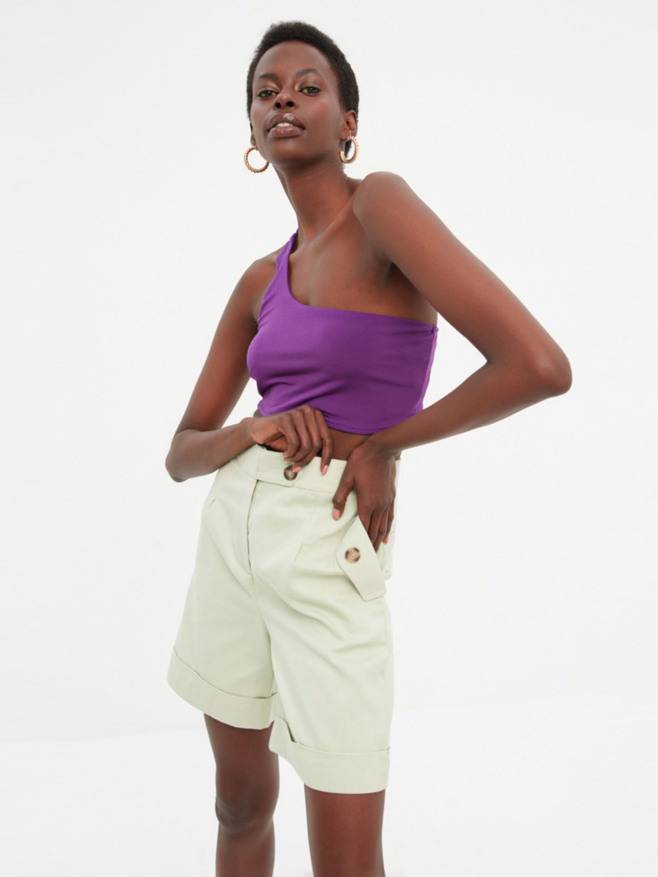 Шорти Trendyol модель TWOSS22SR0065/Mint Фото