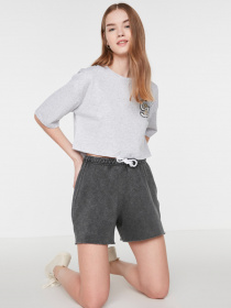 Шорти Trendyol модель TWOSS22SR0214/Antrasit Фото