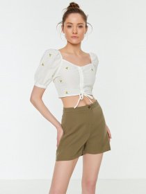 Шорты Trendyol модель TWOSS22SR0340/Haki Фото