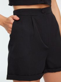 Шорты Trendyol модель TWOSS22SR0346/Siyah Фото