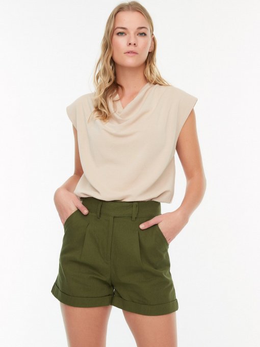Шорти Trendyol модель TWOSS22SR0418/Haki Фото