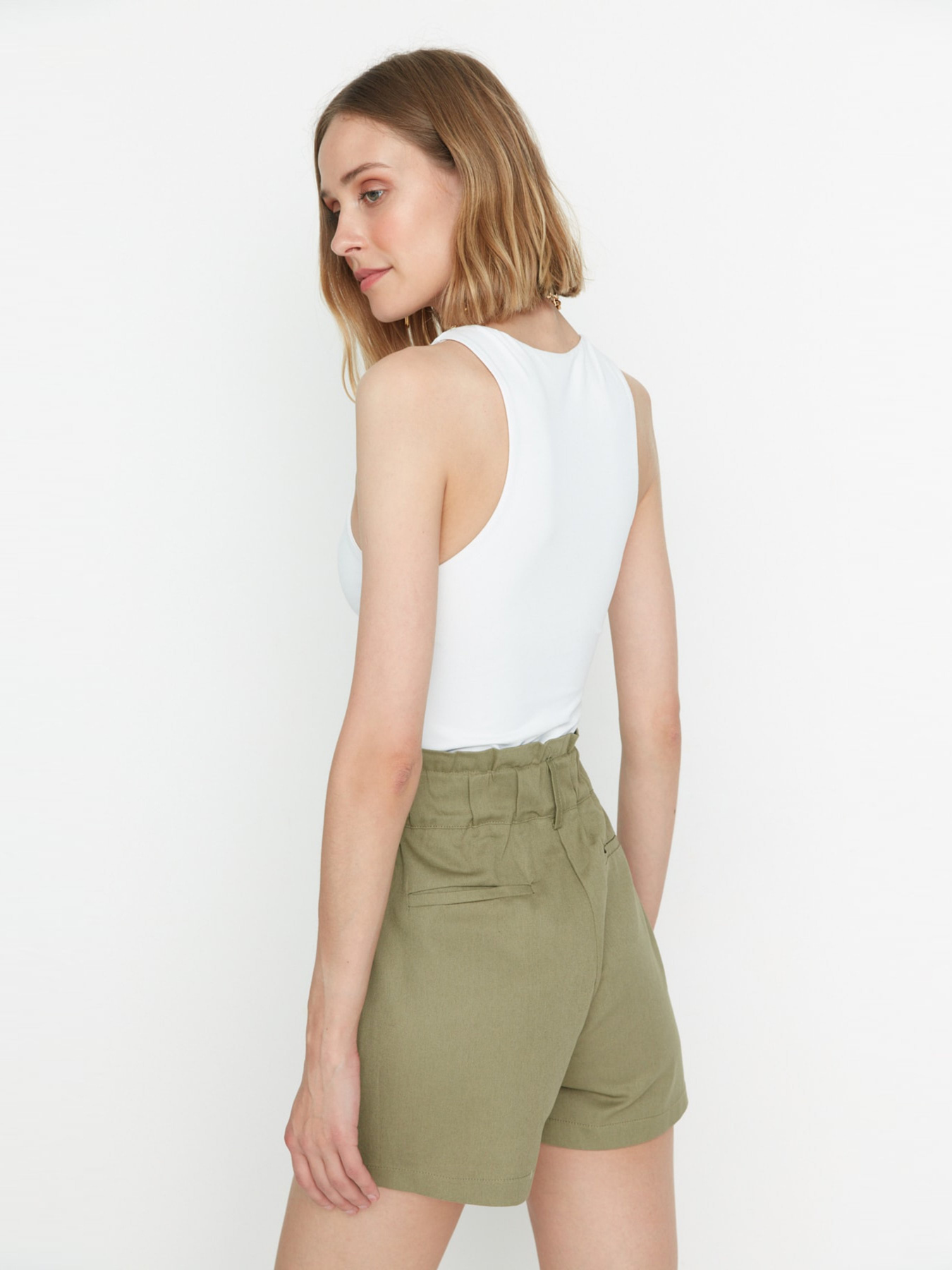 Шорти Trendyol модель TWOSS22SR0419/Acik Haki Фото