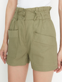 Повсякденні шорти Trendyol модель TWOSS22SR0419/Acik Haki Фото